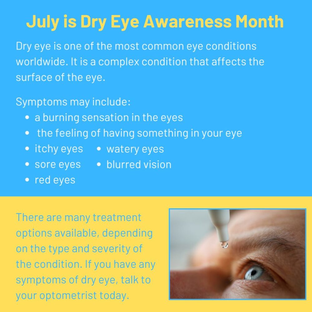 Dry Eye Awareness Month July 2024 - Instagram Post