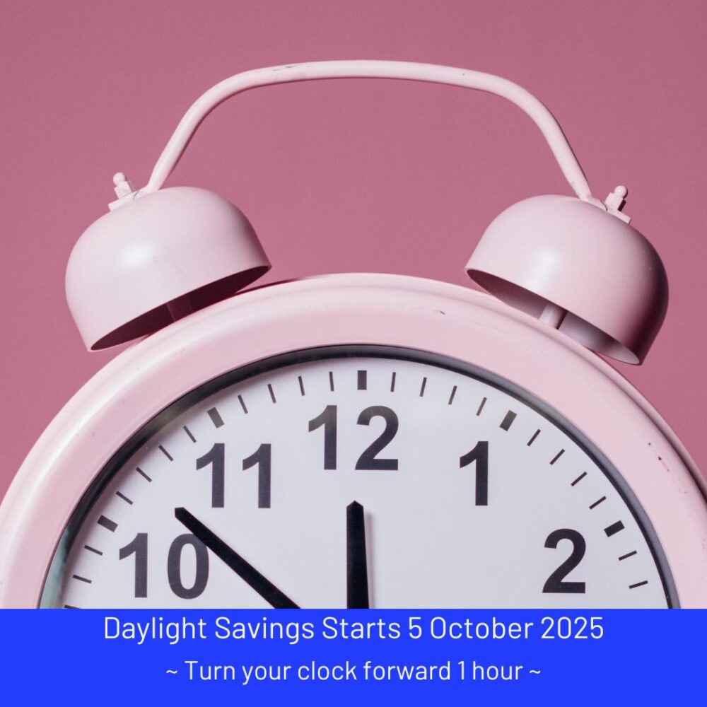 Start Daylight Savings 2025 (Instagram Post)